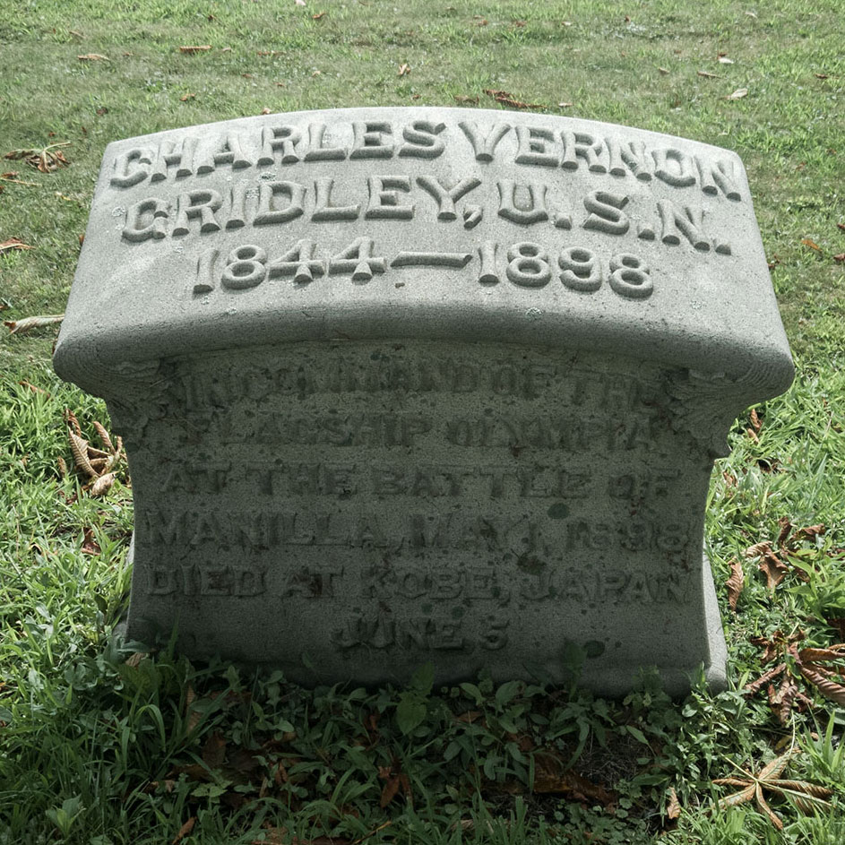 gravestone of Charles Vernon Gridley