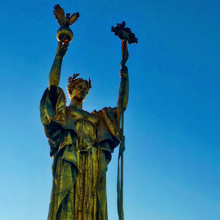 The Republic statue from the 1893 Chicago World's Fair