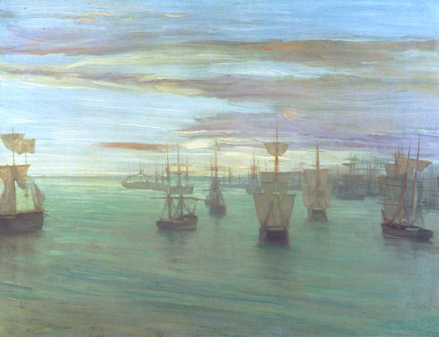 Crepuscule in Flesh Color and Green by James McNeill Whistler