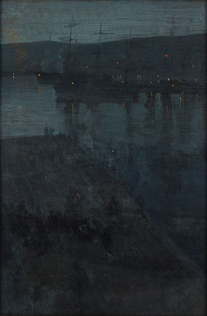 Nocturne in Blue and Gold: Valparaiso by James McNeill Whistler