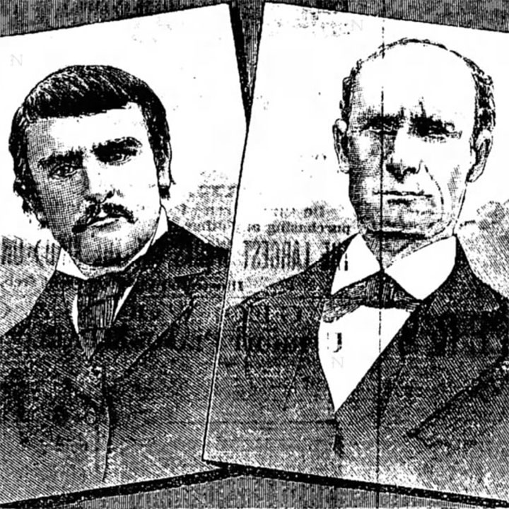 Frank Stichler and Charles Drews, on the eve of their execution