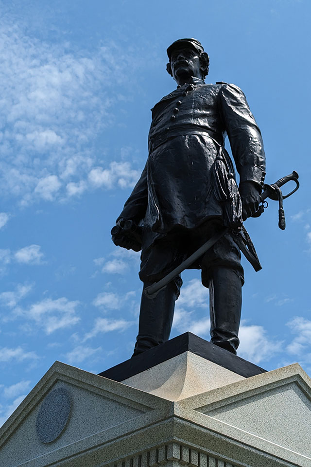 monument to Abner Doubleday at Gettysburg