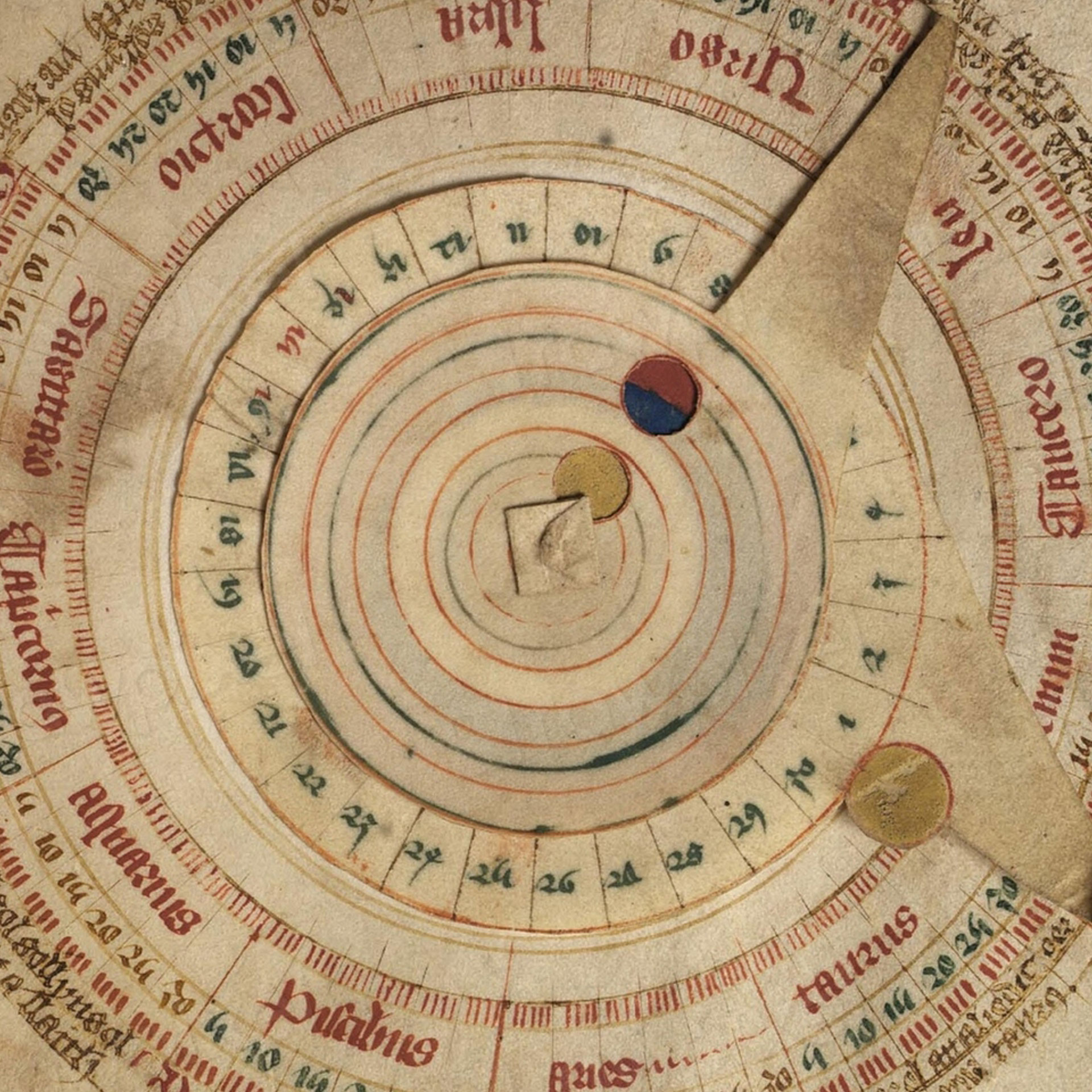 a Zodiac wheel